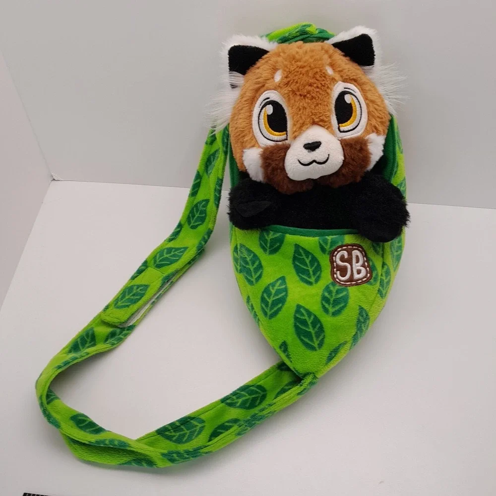 Fiesta Swaddle Babies Red Panda Plush 9.5